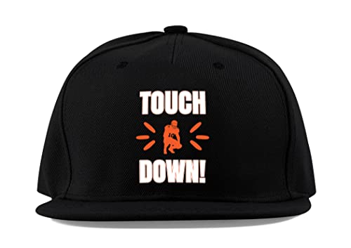 Casquette de baseball respirante en coton Touch Down avec visière plate anti-transpiration