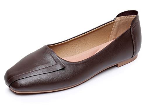 VenusCelia Women's Plain Dance Flat Shoe