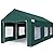 Quictent 10x20 ft Heavy Duty Carport with Roll-up Ventilated Window, Anti-Snow Garage Canopy for RV/Boat/Truck Shelter with 4 Reinforced Steel Cables-Green