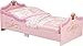 Produktbild KidKraft Prinzessin Kinderbett mit Prinzessinnen-Motiv, Holz, Rosa