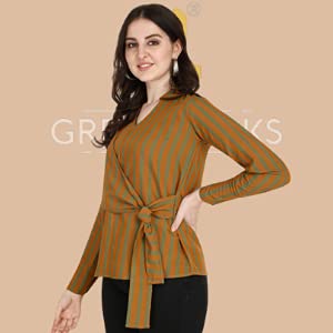 Image of GRECIILOOKS Women Tops | Tops for Women | Tops for Jeans for Women | Rayon Tops for Women | One Piece Tops for Women | Western Tops for Women Stylish
