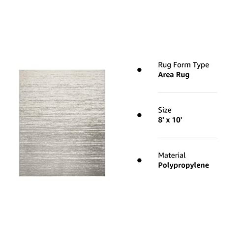 Safavieh Adirondack Collection Area Rug - 8' X 10', Light Grey & Grey, Modern Ombre Design, Non-Shedding & Easy Care, Ideal For High Traffic Areas In Living Room, Bedroom (Adr113C) #TOP7