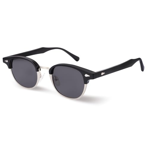 Polarized Metal Sunglasses for Men Women Stylish Eyewear with UV Protection