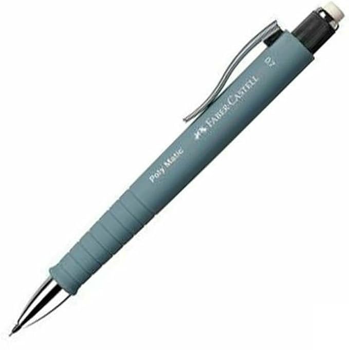 Faber-Castell Druckbleistift Poly Matic grau 0,7 mm (5 Stück)