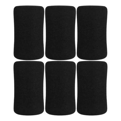 6 piezas Almohadillas de Espuma para Pie para Banco de Ejercicio y Máquina de Extensión de Piernas, Cubiertas Antideslizantes Suaves de Espuma, 22mm Diámetro Interno, 135mm Largo, 75mm Diámetro Externo, Rodillos de Repuesto para Gimnasio en Casa miniatura 1