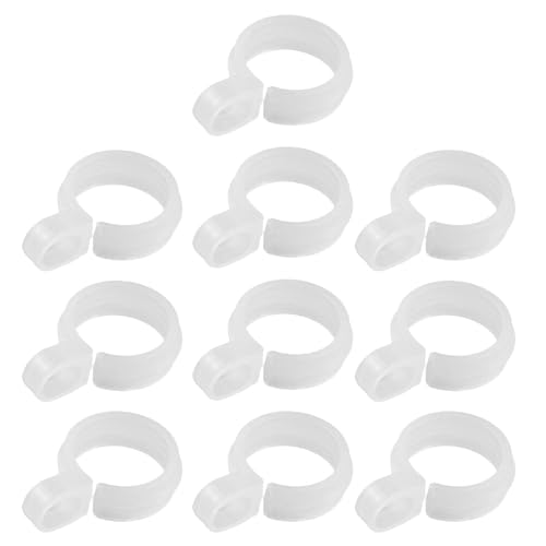 Pinzas antiviento para Perchas de Ropa - 10 Piezas Multifunción para Barras de Secado - Clip Antiviento de Perchas de Ropa | para Barra de Armario Tendedero Vestidor Lavandería Balcón