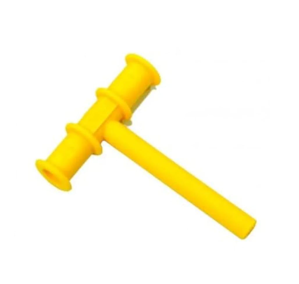 Chewy Tube, Yellow Color Chewing Tube, Speech Therapy Tool, Oral Motor Exercises Tool, Oral Placement Therapy, Sensory Tool