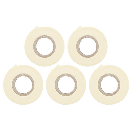 Image of Pissente Air Conditioner Pipe Tapes, Pack of 5 PVC Oil Tube Protective Wrapping Tapes 6cm Width Pipe Repairing Supplies for Electronic Parts and Supplies Machine Tools (Beige)