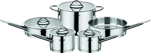 Luxury Professional “304” Grade Stainless Steel Complete Cookware Set - Premium Design - All Stovetops Incl. Induction (9 pcs - Silver) Luxury Professional “304” Grade Stainless Steel Complete Cookware Set - Premium Design - All Stovetops Incl. Induction (9 pcs - Silver)