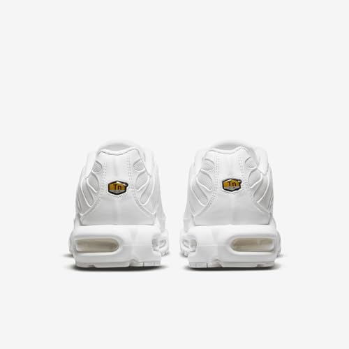 Nike Damen Air Max Plus Running Shoes, White/White-Pure Platinum, 35.5 EU