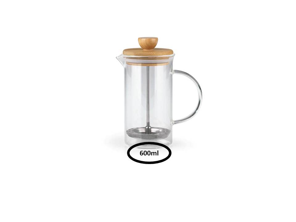 Arekay - French Press, Coffee maker, Coffee Plunger 600 ml