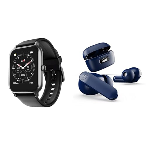 Image of boAt Xtend Pro Smart Watch with Advanced Dedicated Bluetooth Calling Chip, Coins,Dial Pad, 1.78 Amol