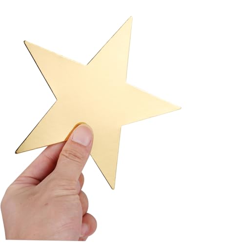 Elegantes Estrellas Doradas con Brillantina para una Decoración Sofisticada 4