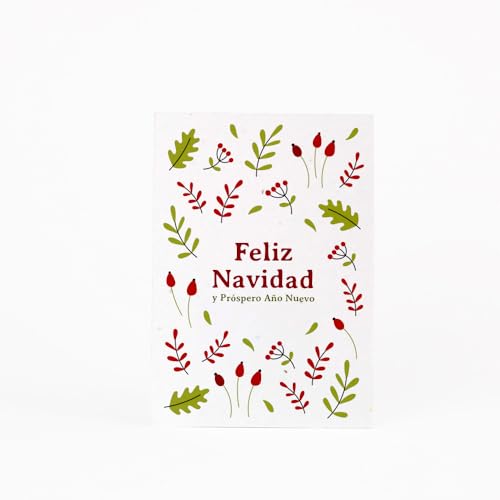 Postal Plantable – Feliz Navidad | Tarjeta de Felicitación Navideña Original y Sostenible | Resetea