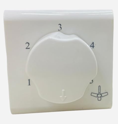 Image of Elleys gama 5 step regulator socket type Module White(pack of 1 )
