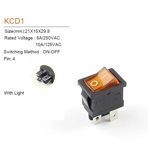 Interruptor basculante KCD1 para renovar los controles luminosos del salpicadero de tu barco 7