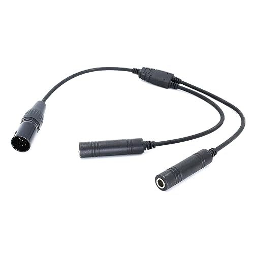 Cable Adaptador de Auriculares a XLR para Dispositivos de Audio miniatura 3
