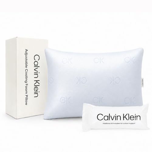 Calvin Klein Adjustable Cooling Shredded Memory Foam Blend Bed Pillow - image 1
