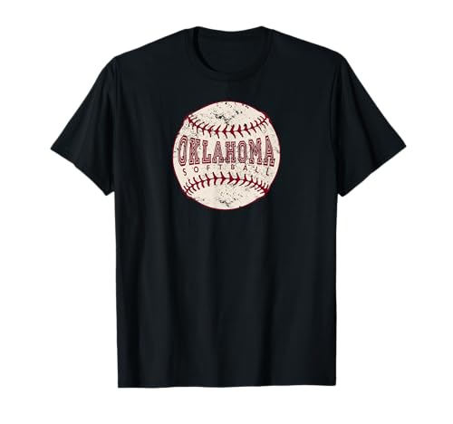 Vintage Oklahoma Softball Ball T-Shirt