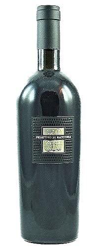 Sessantanni Primitivo di Manduria DOC 2019 Magnum in edler Holzkiste von Feudi di San Marzano, trockener Rotwein aus Apulien