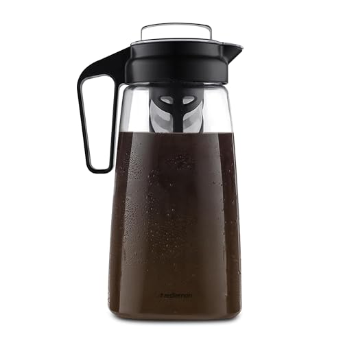Listado de Jarras de café disponible en línea para comprar. 47 Redlemon Cafetera Cold Brew 2 Litros para Preparar Café Frío, con Infusor de Malla Ultrafina Removible. Jarra de Tritán Ultra Resistente para Infusiones de Frutas, Té Helado de...