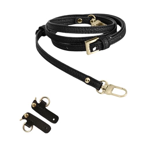 Tracolla per borsa tracolla per valigetta a mano a portafoglio Fibbia Dorata Nera