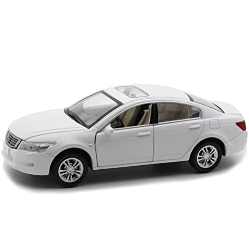 Simulation Alloy Die Cast Mini Car Model Toy Cars 1:32 For Honda Accord Classic Alloy Car Diecasts Toy Vehicles Car Sound And Light Collection Kids Gifts (Color : White) #TOP18