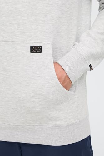 Pull à capuche pour homme !Solid SDAUJUDA en coton coupe droite ajustée - 6
