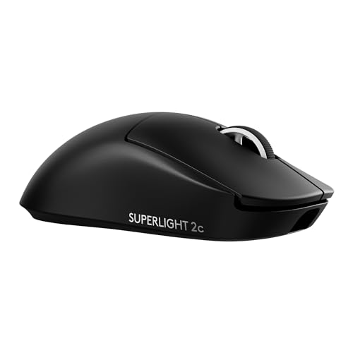 Image of Logitech G Pro X Superlight 2c, Wireless Gaming Mouse, Pro-Grade Compact 53g Mouse with 5 Programmable Buttons, USB-C, 44K DPI Sensor, Polling Rate Up to 8kHz, PC /Mac - Black
