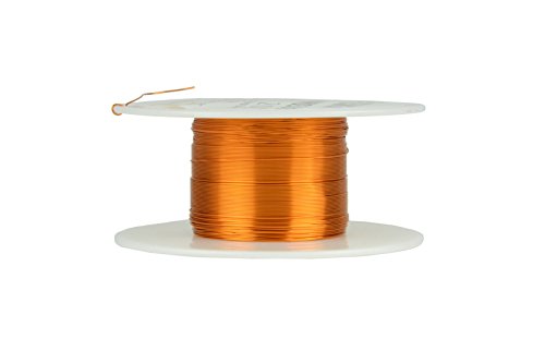 Image of TEMCo 29 AWG Copper Magnet Wire - 2 oz 308 ft 200C Magnetic Coil Winding