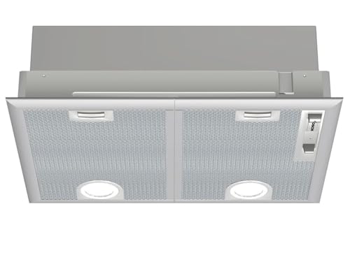 Bosch DHL555BL - Groupe filtrant - Série 4-4 vitesses d'aspiration dont 1 intensive - Eclairage LED - 53 cm - 206 W - Argent métallisé
