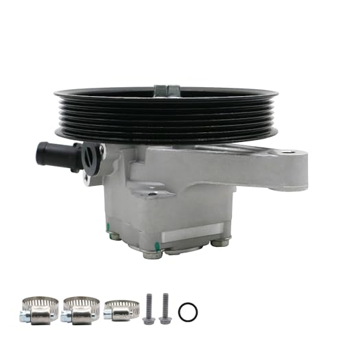 Image of 21-5442 Power Steering Pump with Pulley Fits for 2005-2008 Honda Pilot 3.5, 2005-2010 Honda Odyssey 3.5, 2003-2006 Acura MDX 3.5, 2007-2013 Acura MDX 3.7, Replace 56110-RGL-A03 56110-PVJ-A01