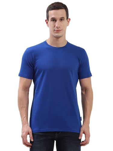 Image of hummel Cam Men's Pack of 3 Cotton Round Neck Half Sleeve T-Shirt