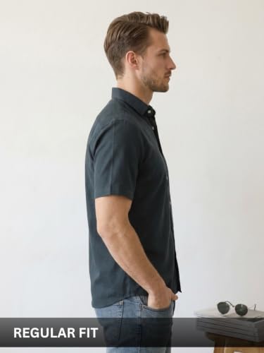 Image of Leriya Fashion Men Formal Shirts for Man Half Sleeve Polycotton Shirts