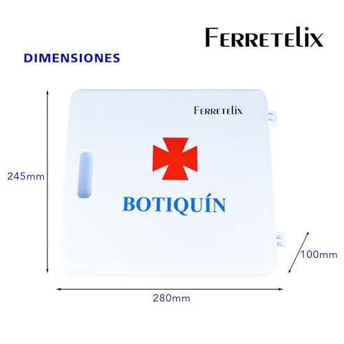 Variante de Ferretelix botiquin primeros auxilios 280 x 250 x 100 mm