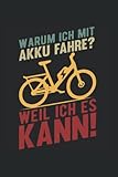 Elektro Mountainbike E-Bike Fahrrad eBike Fahrradfahrer: 6x9 - Lined - 120 Pages Notebook