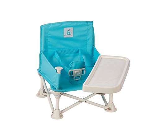 hiccapop Omniboost Travel Booster Seat with Tray for Baby | Folding Portable High