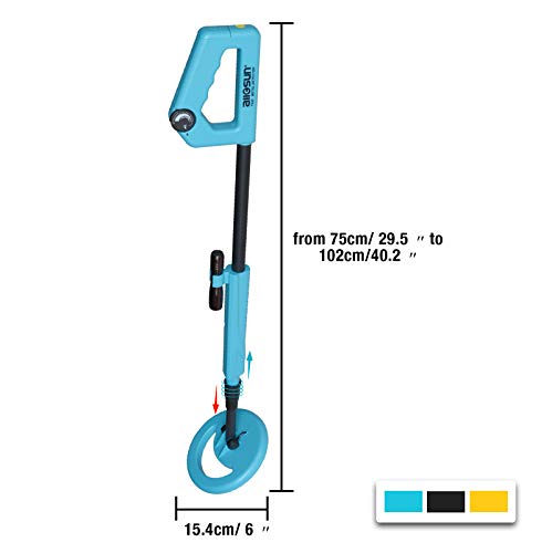all-sun TS20A Junior Metal Detector for Children DIY Beach Yard Toy, Blue - Thumbnail 4