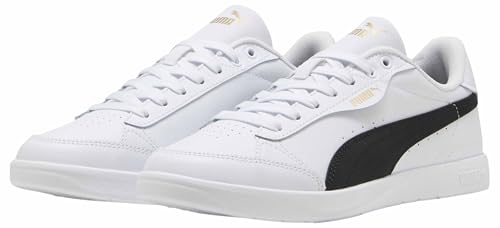PUMA Vikky Star Damen-Sneaker, Weiß/Schwarz/Gold, 4 UK – Ansicht 3