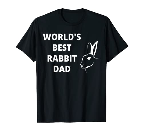 Regalos de Pascua Funny Bunny Dad Cute World's Best Rabbit Dad Camiseta