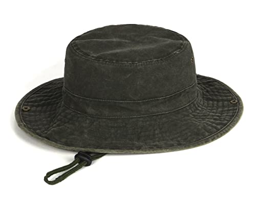 Zylioo Xxl Washed Boonie Hats,Adjustable Travel Sun Hats For Hiking Camping Safari,Oversized Fishing Hat Army Green #TOP5