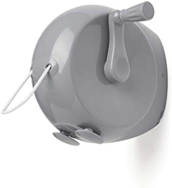 Addis 518148 Outdoor Dual Retractable Clothes Washing Line with Wind Handle, 30 metres Drying Space, Metallic