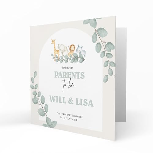 PERSONALISED BABY SHOWER Card For Mum To Be - Baby Shower Parents To Be Card £2.99 - UK