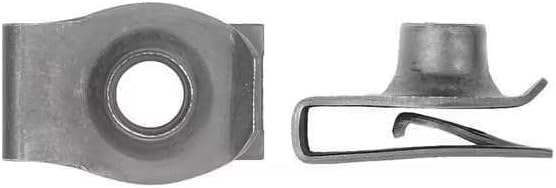 Krixis Spring Nut, M10-1.50, U Shape, Steel, Phosphate, 25 PK