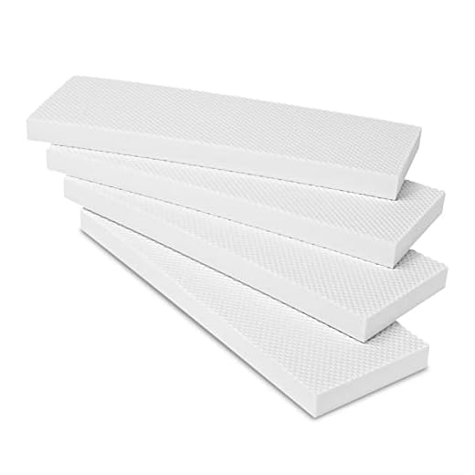 Garage Wall Protector 4 Pack Car Door Corner Edge Waterproof Bumper Guard Protector High Density Self Adhesive EVA Foam Pad for Parking Vehicle 11.8" x 3.9" x 0.8"