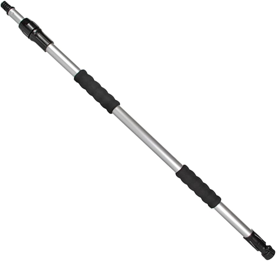 Premium Large Convertible, Soft TOP and TONNEAU Cover Cleaning Brush System with Premium Telescopic Pole