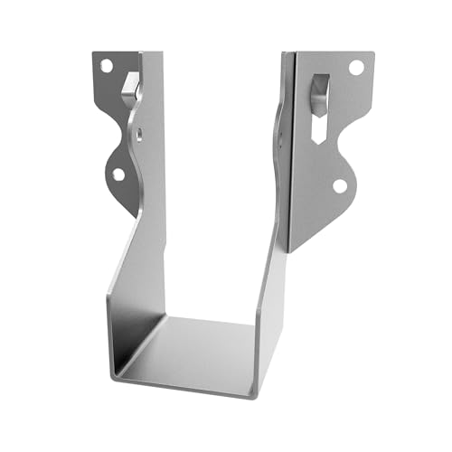 Herbert-fty 20 Pcs 2X4 Joist Hanger Tie Brackets 18 Gauge Galvanizing Face Mount Joist Hangers for Wood Hurricane Ties Widely Applicable Rafter Ties