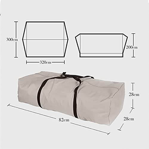 Carpa de Lona con Estufa, 4 Estaciones para Camping Familiar miniatura 2