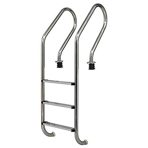 Barandal para piscina de acero inoxidable 3 peldaños miniatura 1