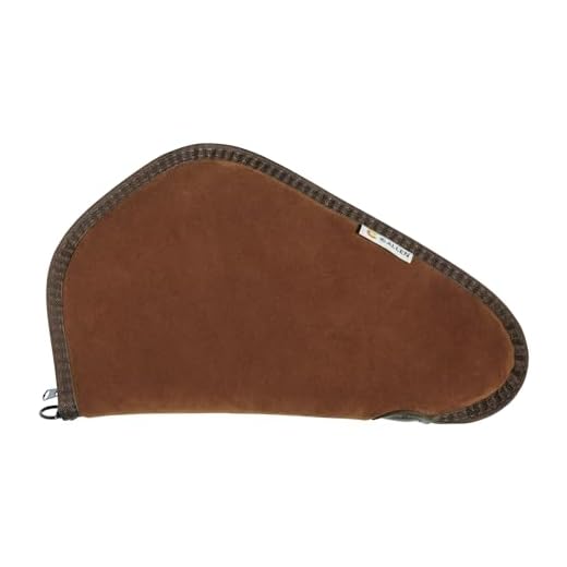 Allen Company Suede Handgun Case, 13 inch, Brown